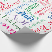 Vakantie vieren! Coole klantnaam Cadeaupapier (Hoek)