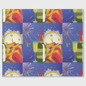 Vakantie viering inpakpapier (Vlak)