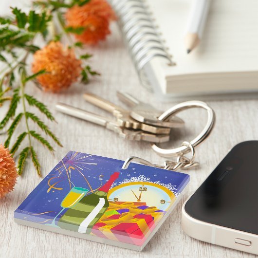 Vakantie viering Sleutelhanger