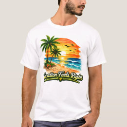 Vakantie voelt goed Unisex Basic T-Shirt Nederland