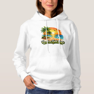 Vakantie voelt goed Unisex Pullover Hoodie Nederla