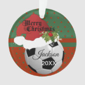 Vakantie-voetontwerp| DIY-naam Ornament (voorkant)