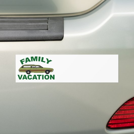 Vakantie voor 80-reeks bumpersticker (Op auto)