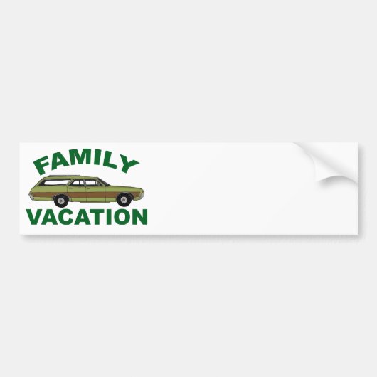 Vakantie voor 80-reeks bumpersticker (Voorkant)