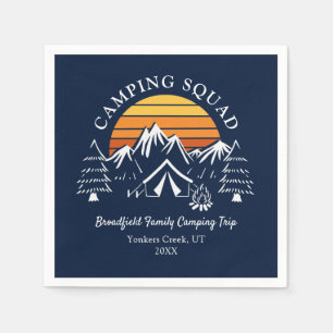 Vakantie voor Camping Squad Matching Family Vackin Servet