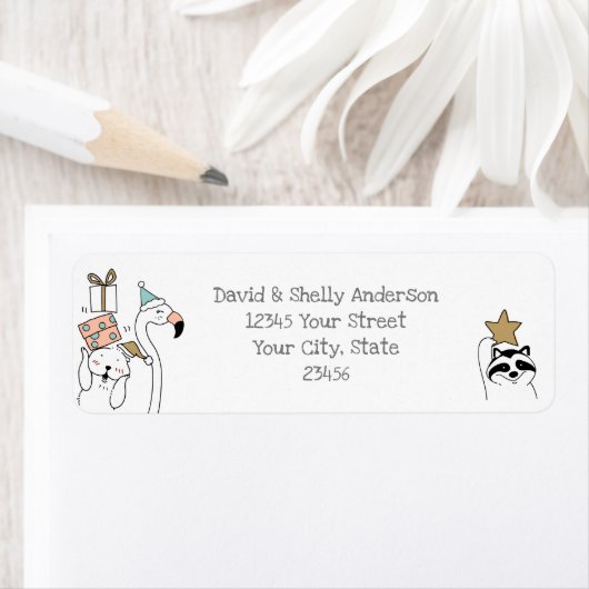 Vakantie voor Cartoons Etiket (Insitu)