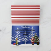 Vakantie voor de naam van het kind toevoegen: "Sin Feestdagen Kaart (Binnen)