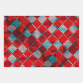 Vakantie voor feestdag in Merry Bright Red Knit Kn Inpakpapier Vel (Voorkant 2)