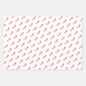 Vakantie voor feestdag in Merry Bright Red Knit Kn Inpakpapier Vel (Voorkant 2)