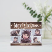 Vakantie voor feestdag met feestdag met feestelijk briefkaart (Staand voorkant)