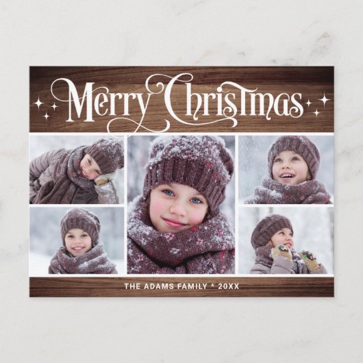 Vakantie voor feestdag met feestdag met feestelijk briefkaart (Voorkant)