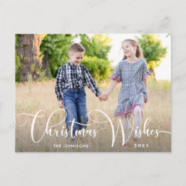 Vakantie voor feestdag met kerstfeestdag met prett briefkaart