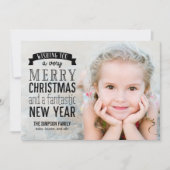 Vakantie voor feestdagen — Bekleding Feestdagenkaart (Voorkant)