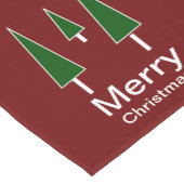 Vakantie voor feestelijke kerstabel korte tafelloper (Hoek)