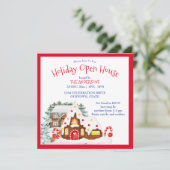 Vakantie voor gemberbrood kaart (Staand voorkant)