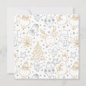 Vakantie voor gemberbrood kaart (Achterkant)