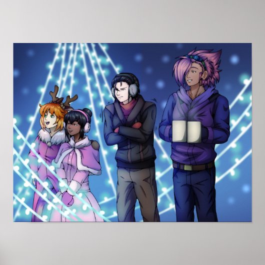 Vakantie voor gezin poster (Voorkant)