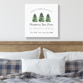 Vakantie voor kerstboomvakantie voor aangepaste fa canvas afdruk (Insitu (Slaapkamer))