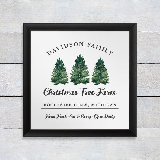 Vakantie voor kerstboomvakantie voor aangepaste fa poster