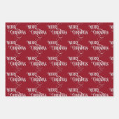 Vakantie voor pretkerkalligrafie inpakpapier vel (Voorkant)