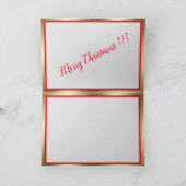 Vakantie voor prettige kerstWenskaarten Feestdagen Kaart (Binnen)