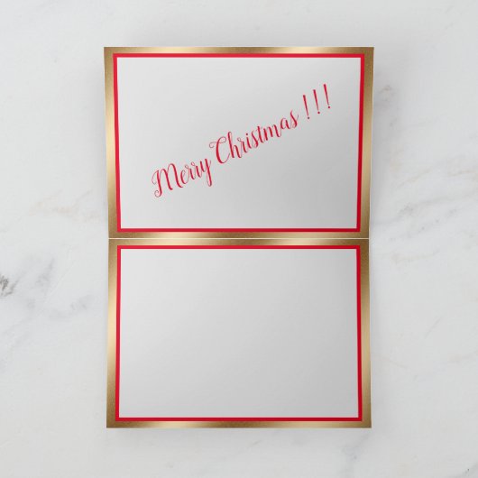 Vakantie voor prettige kerstWenskaarten Feestdagen Kaart (Binnen)