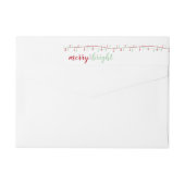 Vakantie voor rode en groene kerstlichten (Achterkant)