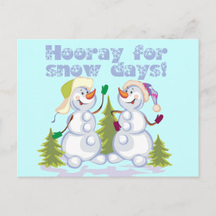 VAKANTIE VOOR SNEEUWDAGEN! FEESTDAGENKAART