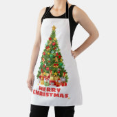 Vakantie voor Sweat Merry en Bright Kerstfeest Schort (Insitu)