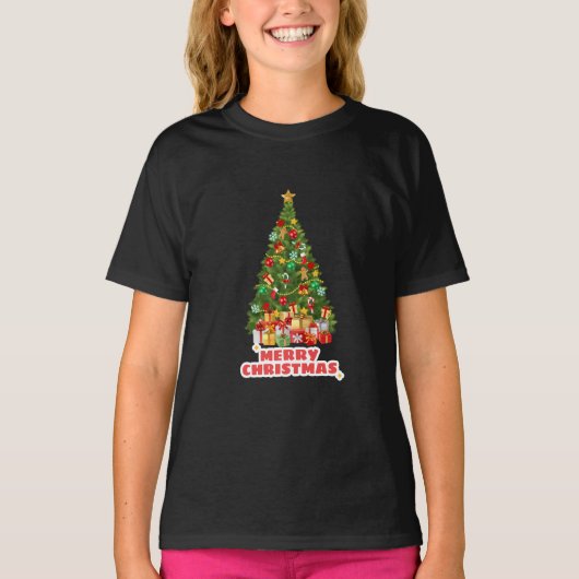 Vakantie voor Sweat Merry en Bright Kerstfeest T-shirt (Voorkant)