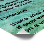 Vakantie voor twee gedicht poster (Hoek)