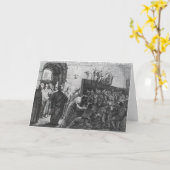 Vakantie Vorm van de Goede kaart (Gele Bloem)