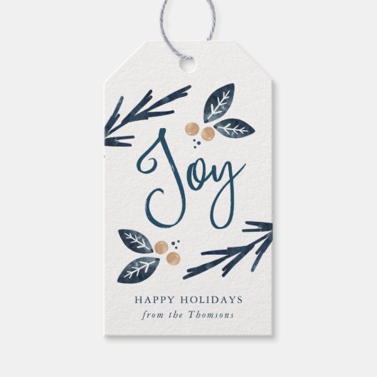 Vakantie vreugde, cadeau Labels Cadeaulabel (Voorkant)