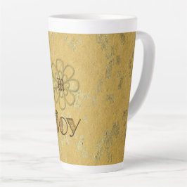 Vakantie Vreugde Monogram Latte Mok