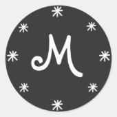 Vakantie Vreugde Stickers - Zwart (Voorkant)