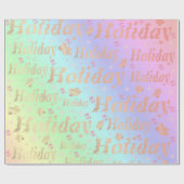 vakantie, vrije tijd, glanzend, metaal, geschrifte cadeaupapier (Vlak)