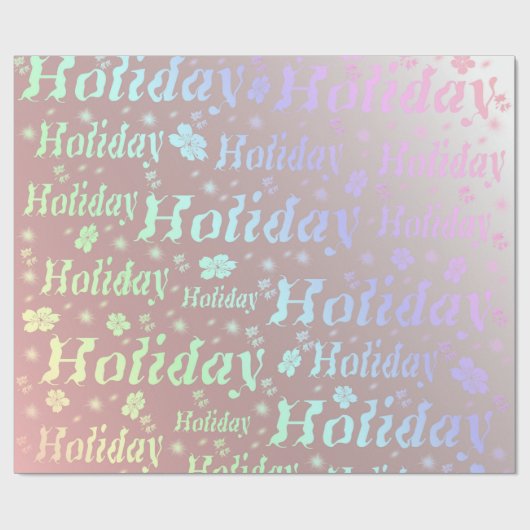 vakantie, vrije tijd, glanzend, metaal, geschrifte cadeaupapier (Vlak)