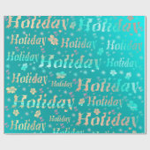 vakantie, vrije tijd, glanzend, metaal, geschrifte cadeaupapier (Vlak)