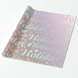 vakantie, vrije tijd, glanzend, metaal, schrift, g cadeaupapier