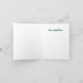 Vakantie warmte feestdagen kaart (Binnen)