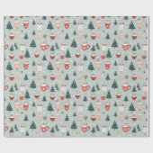 Vakantie Warmte Tree Mok Medley Cadeaupapier (Vlak)