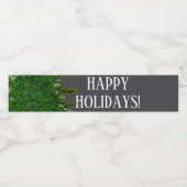 VAKANTIE WATERFLES ETIKET (Enkel label)