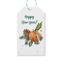 Vakantie Waterverf: Mandarijn en dennenappels