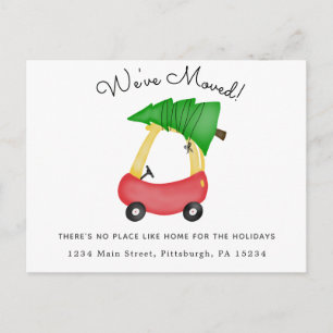 Vakantie We hebben verhuisd New Home Aankondiging Briefkaart