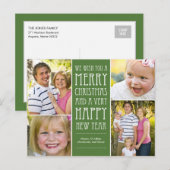 Vakantie wensen Kerstkaart Briefkaart (Voorkant / Achterkant)