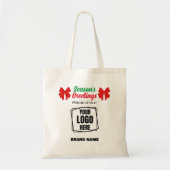 Vakantie wensen Zakelijk Promotie Kerstcadeau Tote Bag (Voorkant)