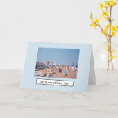 Vakantie Wenskaart Kaart (Gele Bloem)