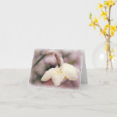 Vakantie wenskaart kaart (Gele Bloem)