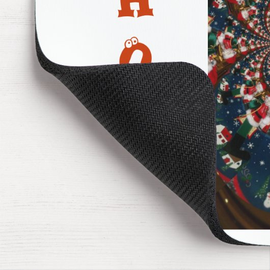 Vakantie wervelingen: Retro Christmas Art Statione Muismat (Hoek)