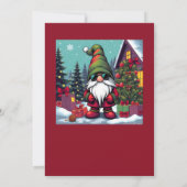 Vakantie wezens in de vermomming van Kerstmis (Achterkant)